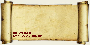 Anđela Tasić vizit kartica